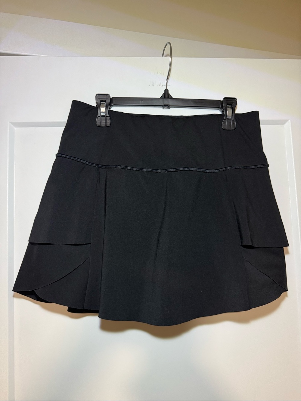 Athleta Black Tiered Mini Skort